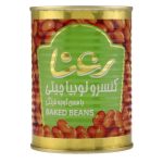 کنسرو لوبیا چیتی با سس گوجه فرنگی رعنا
